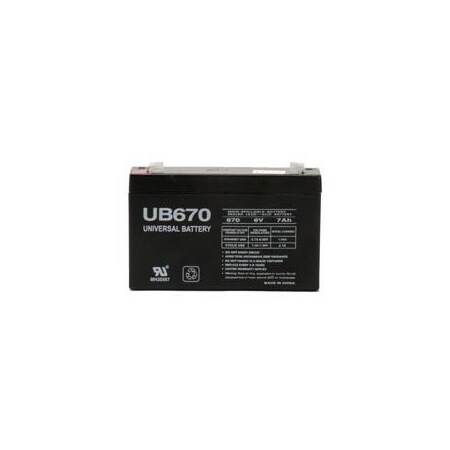 Ilb Gold SeaLED Lead Acid Battery, Replacement For Gs Port Pe6V6.5 Battery, 10PK PE6V6.5 BATTERY